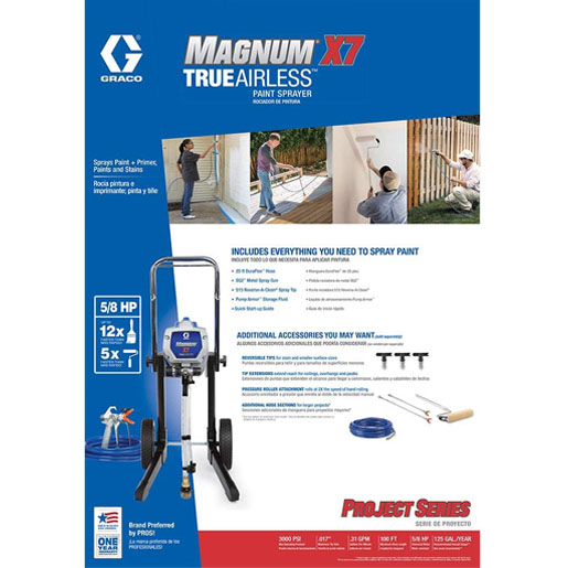 Graco Magnum 262805 X7 Cart Airless Paint Sprayer