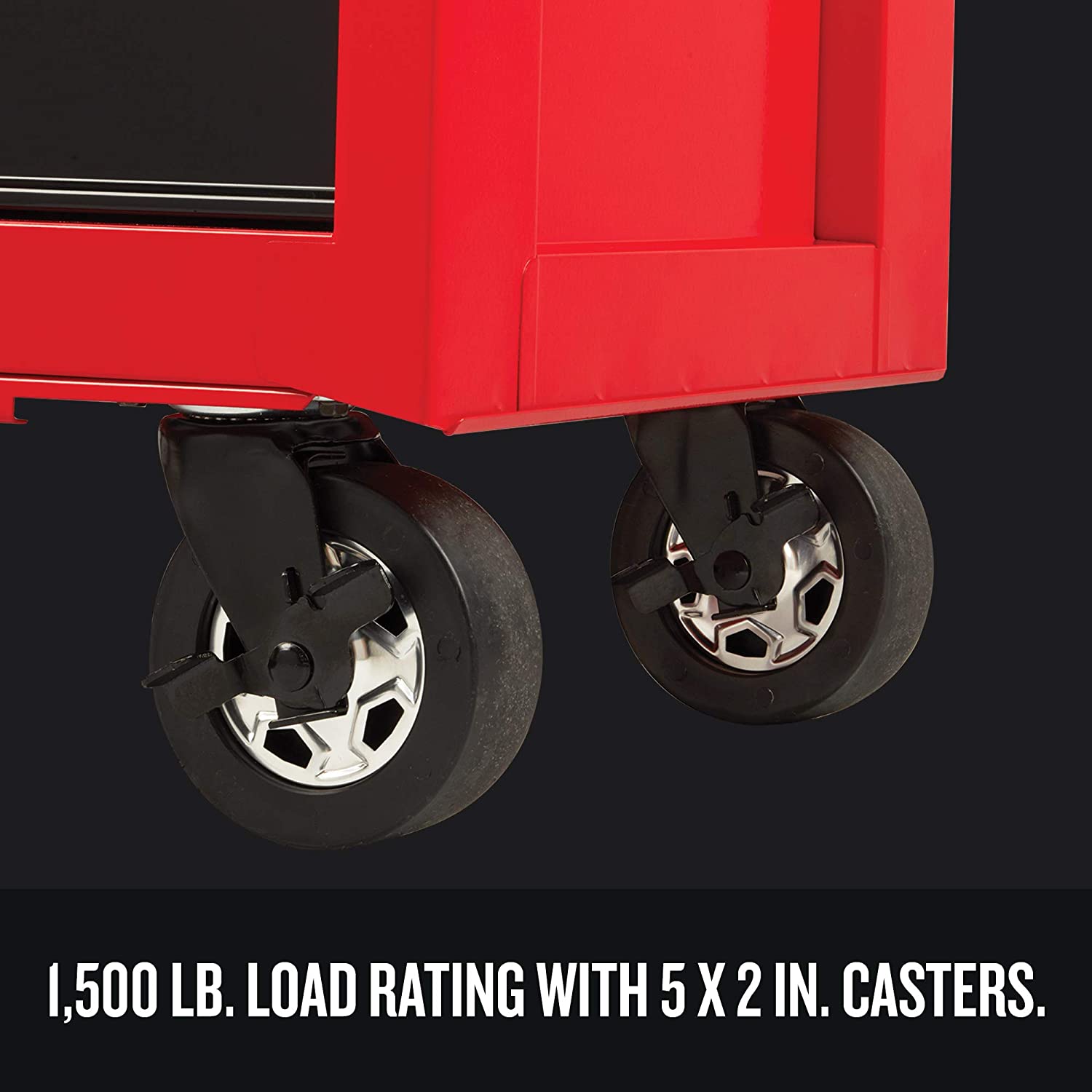 CRAFTSMAN tool cabinet with tool box, 26 inches, 9 drawers, combination with drawer liner roll and sleeve organizer