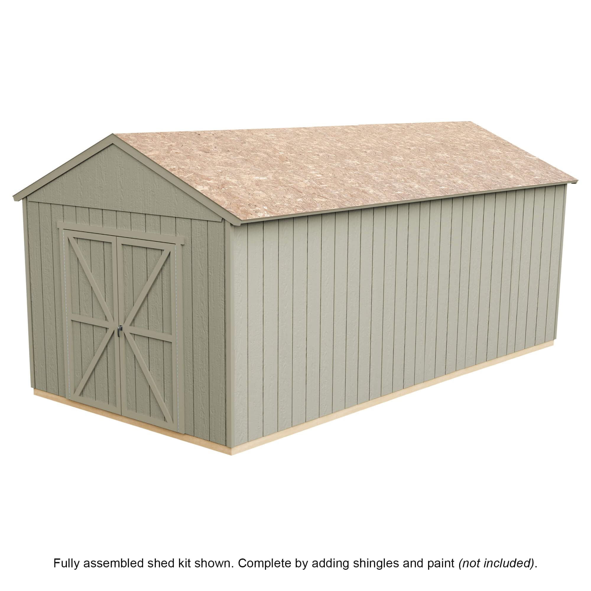 【Storage Shed】Astoria 12x24 Do-It-Yourself Wooden Storage Shed with Floor