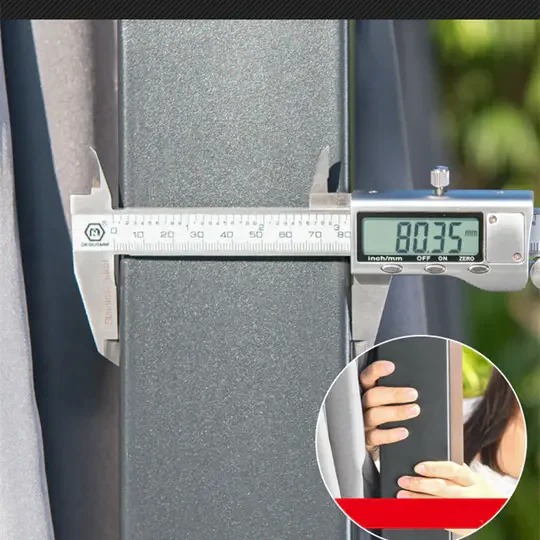 2.9×5.45m Outdoor Awning Aluminum Telescopic PC Trolley.