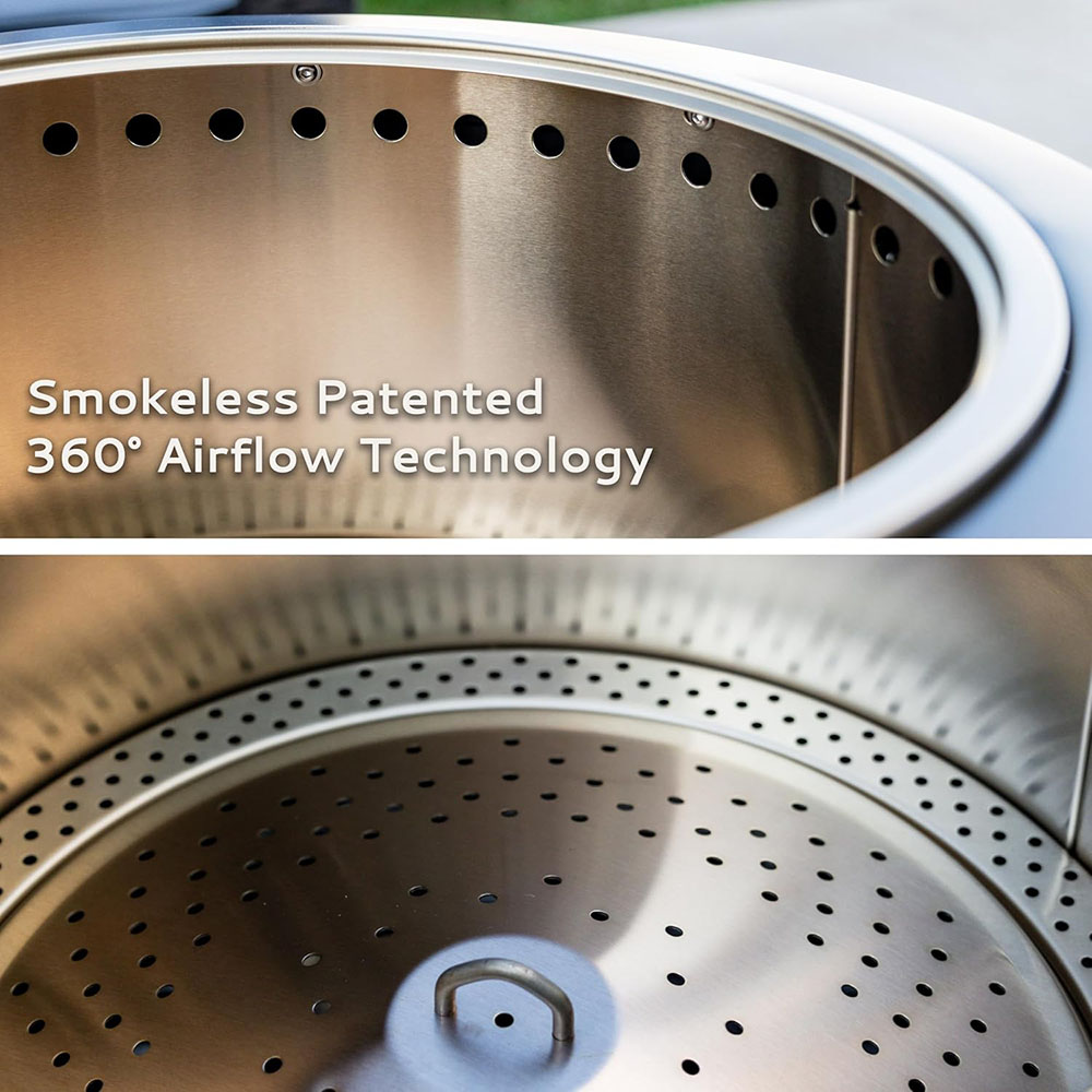 TIKI Brand Smoke Free Patio Fire Pit