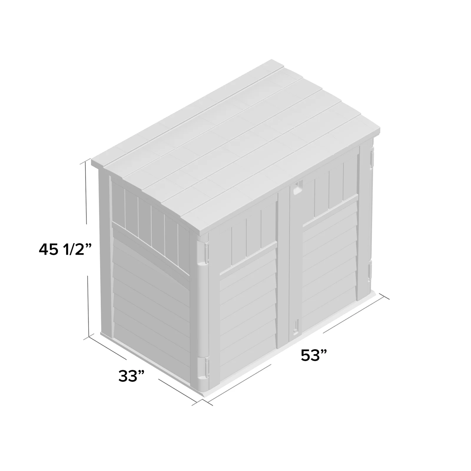 【Storage Shed】Outdoor 4'5