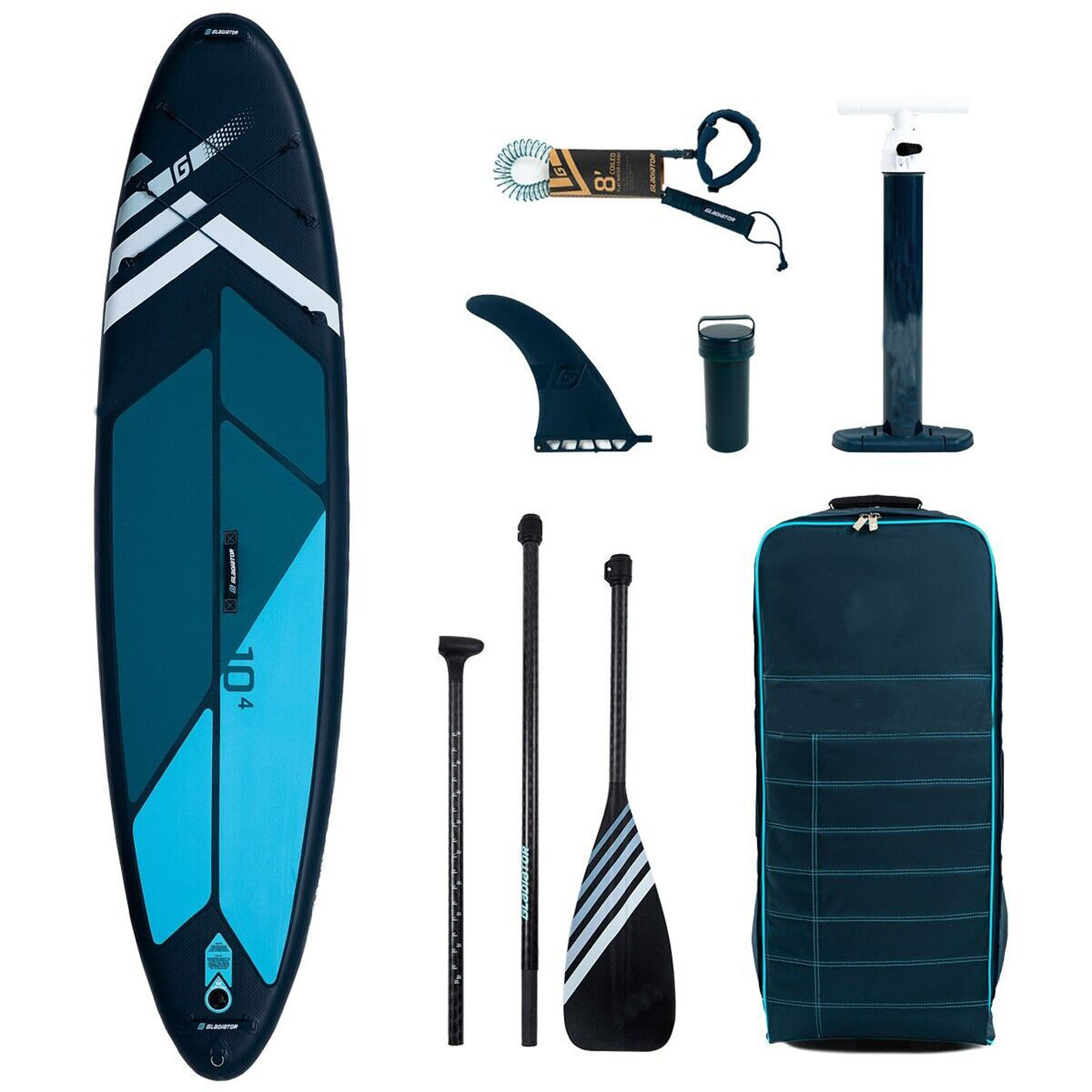 Gladiator Pro 10.4，10.8 Inflatable Paddle Board Package - 2022 EX-DISPLAY