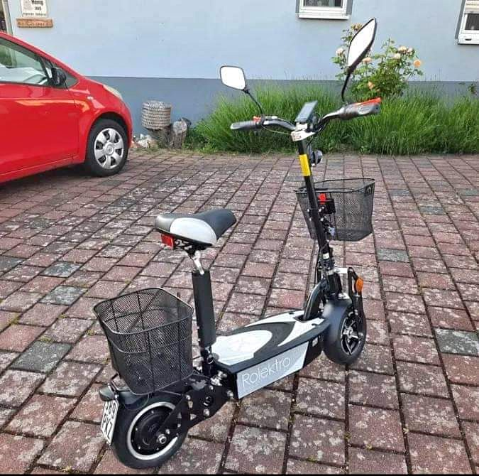 Rolektro, E-Joy electric scooter 20 lithium, black, 36V-20AH battery, 500 watts