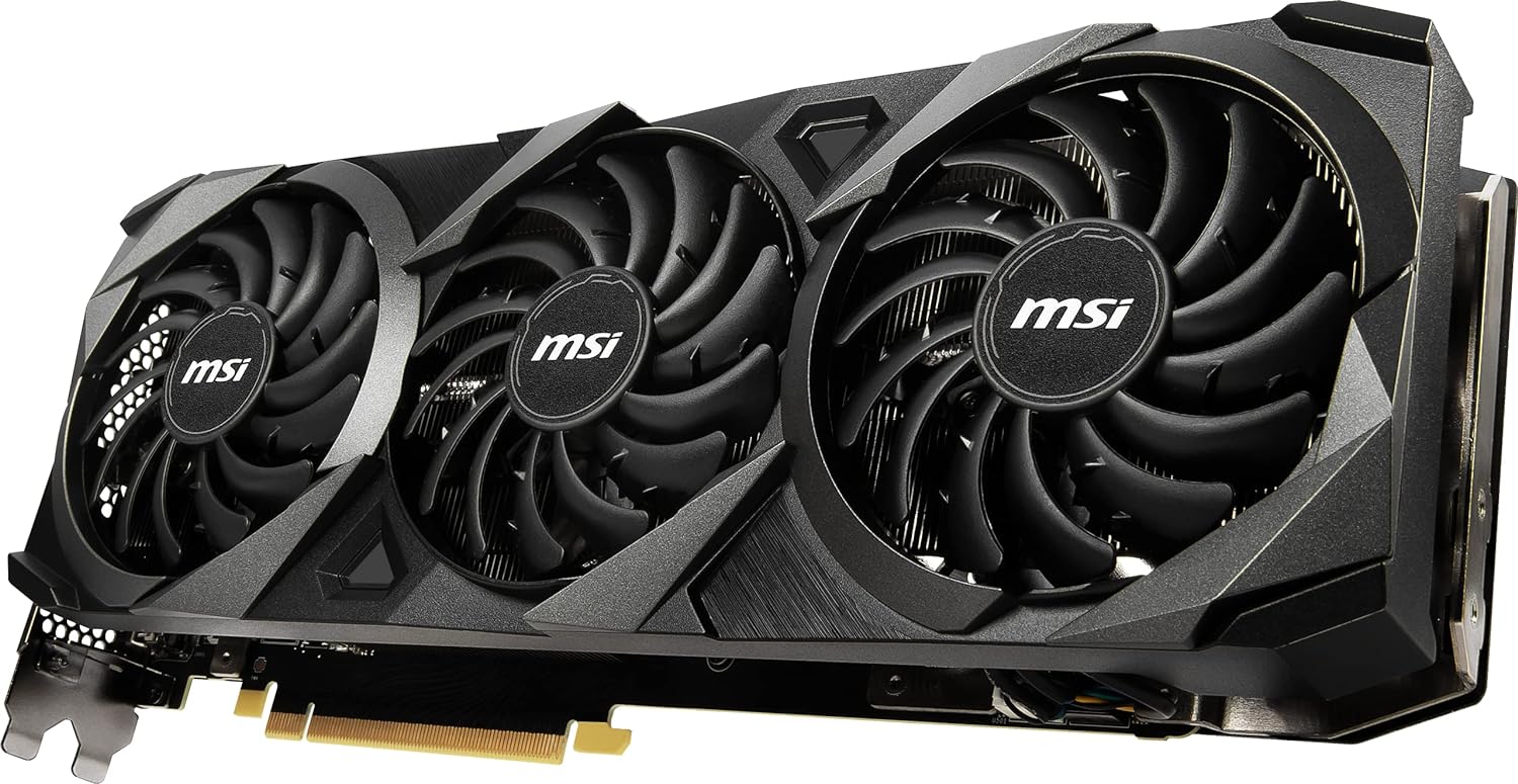MSI GeForce RTX 3080 VENTUS 3X PLUS 12G OC LHR Gaming Graphics Card - 12GB GDDR6X, 1740MHz, PCI Express Gen 4, 384-bit, 3x DP v 1.4a, HDMI 2.1 (Supports 4K)