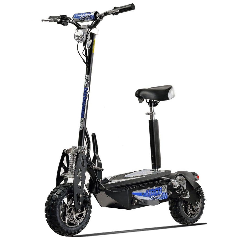 UberScoot 1600w 48v Electric Scooter, Black, Large